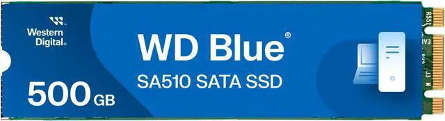 Main image of WD Blue 500GB SA510 M.2 Internal Solid State Drive SSD - WDS500G3B0B