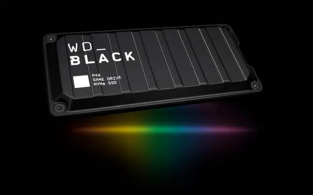 Alt view image 9 of 18 - Western Digital WD BLACK P40 1TB USB 3.2 Gen 2x2, Type-C Game Drive SSD