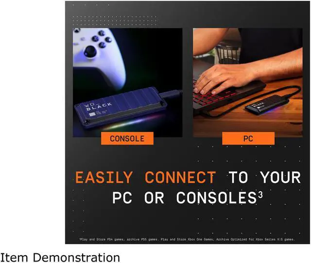 Alt view image 18 of 18 - Western Digital WD BLACK P40 2TB USB 3.2 Gen 2x2, Type-C Game Drive SSD