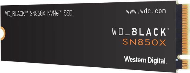 Amazon.com: WD_BLACK 1TB SN850X NVMe Internal Gaming Solid State Drive with  Heatsink - Works with Playstation 5, Gen4 PCIe, M.2 2280, Up to 7,300 MB/s  
