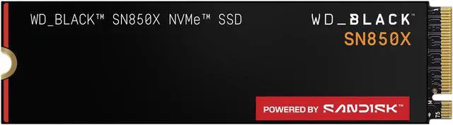 Main image of WD_BLACK 4TB SN850X NVMe Internal Gaming SSD Solid State Drive - Gen4 PCIe, M.2 2280, Up to 7,300 MB/s - WDS400T2X0E