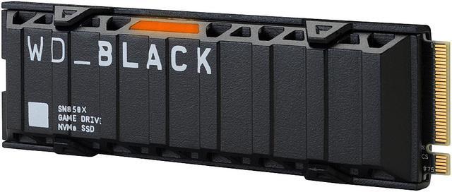 Western Digital WD_BLACK SN850X 2TB NVMe Internal SSD with Heatsink  (WDS200T2XHE) for sale online
