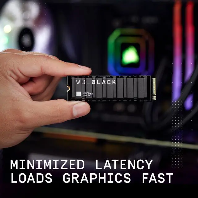 Alt view image 11 of 12 - WD_BLACK 2TB SN850X NVMe Internal Gaming SSD Solid State Drive with Heatsink - Works with Playstation 5, Gen4 PCIe, M.2 2280, Up to 7,300 MB/s - WDS200T2XHE