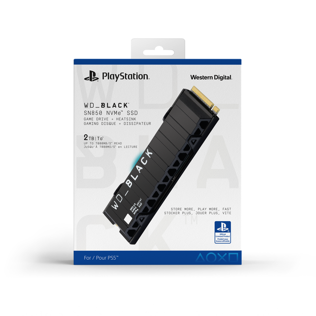 Western Digital WD BLACK SN850 NVMe SSD For PS5 Consoles M 2 2280 