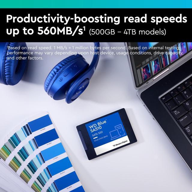 Alt view image 8 of 8 - WD Blue 2TB SA510 2.5" Internal Solid State Drive SSD - WDS200T3B0A