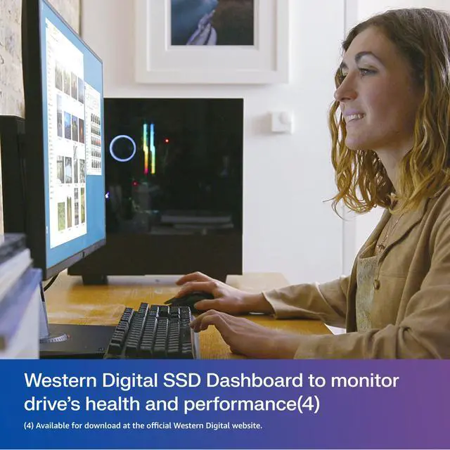 Alt view image 6 of 8 - Western Digital WD_Blue SN580 M.2 2280 500GB PCI-Express 4.0 x4 TLC Internal Solid State Drive (SSD) WDS500G3B0E
