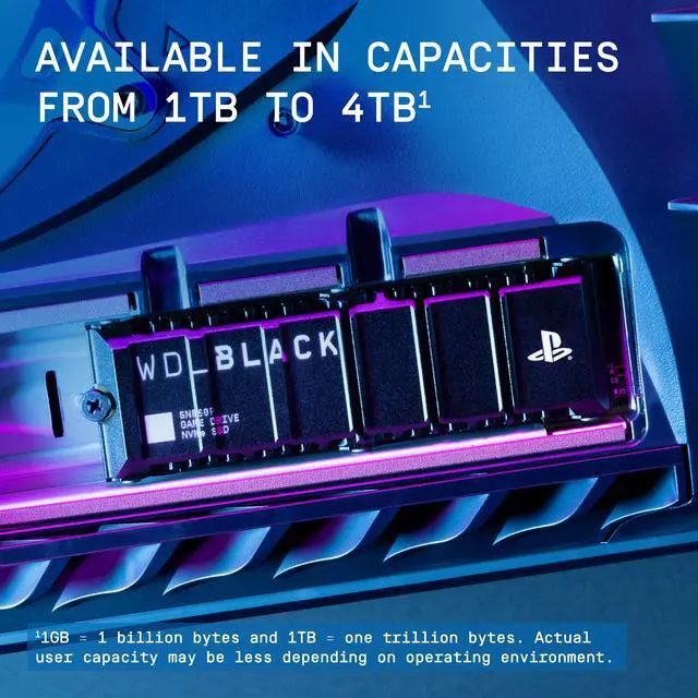 Alt view image 6 of 8 - WD_BLACK™ SN850P 2TB NVMe™ SSD for PS5™ consoles M.2 2280 PCI-Express 4.0 x4 Internal Solid State Drive (SSD) WDBBYV0020BNC-WRSN
