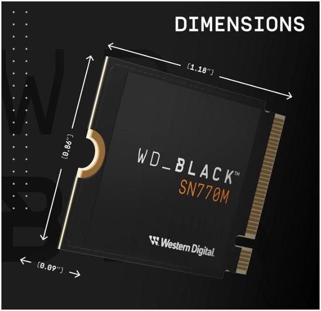  Buy Western Digital WD Black SN770 NVMe 2TB, Upto 5150MB/s, 5Y  Warranty, PCIe Gen 4 NVMe M.2 (2280), Gaming Storage, Internal Solid State  Drive (SSD) (WDS200T3X0E) Online at Low Prices in