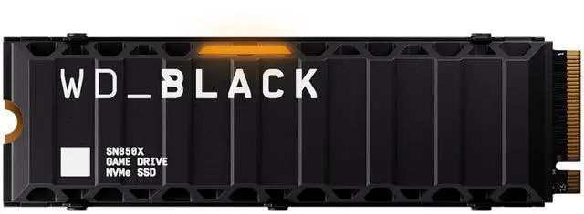 Main image of WD_BLACK 4TB SN850X NVMe Internal Gaming SSD Solid State Drive with Heatsink - Works with Playstation 5, Gen4 PCIe, M.2 2280, Up to 7,300 MB/s - WDS400T2XHE