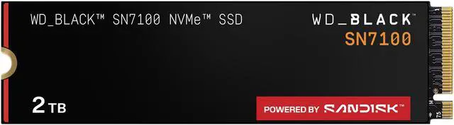 Main image of WD_BLACK SN7100 M.2 2280 2TB PCI-Express 4.0 x4 TLC 3D NAND Internal Solid State Drive (SSD) WDS200T4X0E