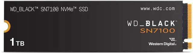 内蔵型SSD WD_BLACK SN7100 1TB SSD M.2 2280 WD_BLACK SN7100 M.2 2280 1TB PCI-Express 4.0 x4 TLC 3D NAND