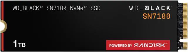 Main image of WD_BLACK SN7100 M.2 2280 1TB PCI-Express 4.0 x4 TLC 3D NAND Internal Solid State Drive (SSD) WDS100T4X0E