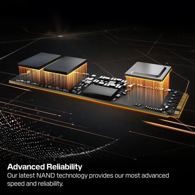 Alt view image 6 of 11 - WD_BLACK 1TB SN8100 NVMe SSD Internal Solid State Drive - Gen 5 PCIe 5.0x4, M.2 2280, Seq. Read Speeds Up to 14,900 MB/s, Best for AI Applications, Gaming, and Video Editing - WDS100T1X0M