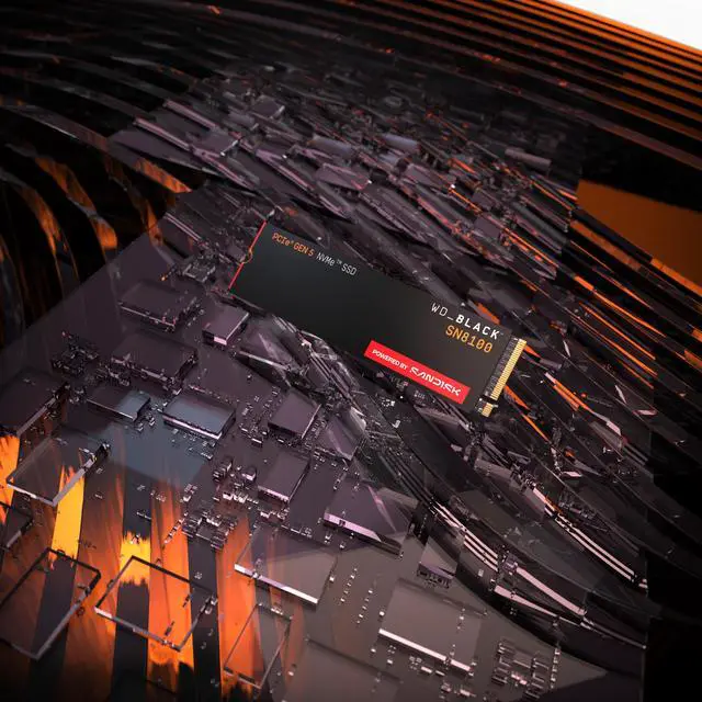 Alt view image 3 of 14 - WD_BLACK 1TB SN8100 NVMe SSD Internal Solid State Drive - Gen 5 PCIe 5.0x4, M.2 2280, Seq. Read Speeds Up to 14,900 MB/s, Best for AI Applications, Gaming, and Video Editing - WDS100T1X0M