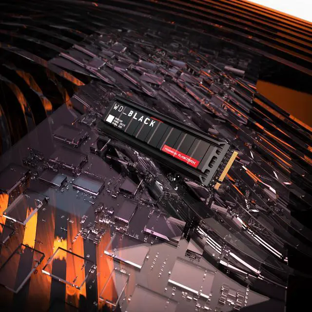 Alt view image 2 of 12 - WD_BLACK SN8100 NVMe SSD - 1TB, With Heatsink, M.2 2280 PCI-Express 5.0 x4 Internal Solid State Drive (SSD) WDS100T1XHM-00CMT0