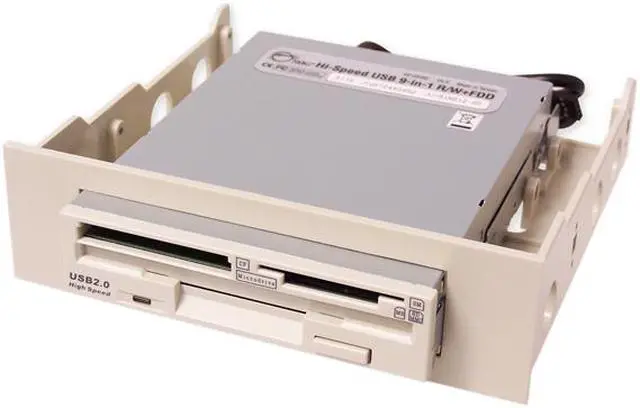 Main image of SIIG JU-91RB12-S5 9-in-1 USB 2.0 Card Reader /W FDD