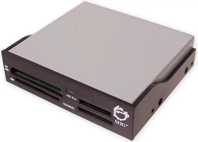 Main image of SIIG JU-MR0012-S1 All-in-one USB 2.0 Bay Media Card Reader