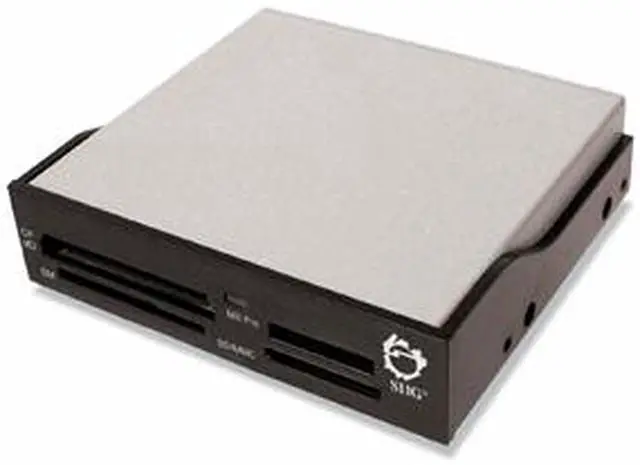 Alt view image 2 of 2 - SIIG JU-MR0012-S1 All-in-one USB 2.0 Bay Media Card Reader