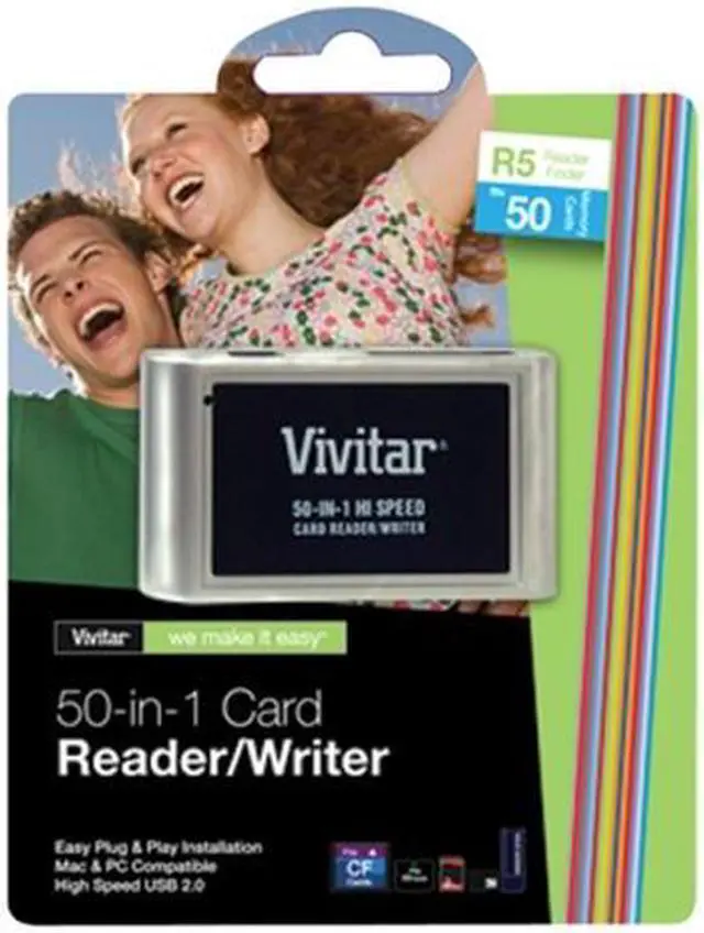 Main image of Vivitar RW-50 50-in-1 USB 2.0 Flash Reader/Writer