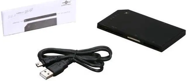 Alt view image 6 of 7 - Vantec Portable Hi-Speed USB 2.0 58-In-1 External Card Reader/Writer - Model UGT-CR920-BK