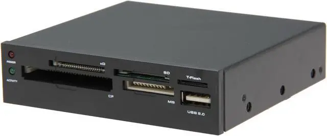 Main image of Vantec USB 2.0 58-In-1 Internal Card Reader/Writer with Built-In USB Port for 3.5" or 5.25" Drive Bay - Model UGT-CR905