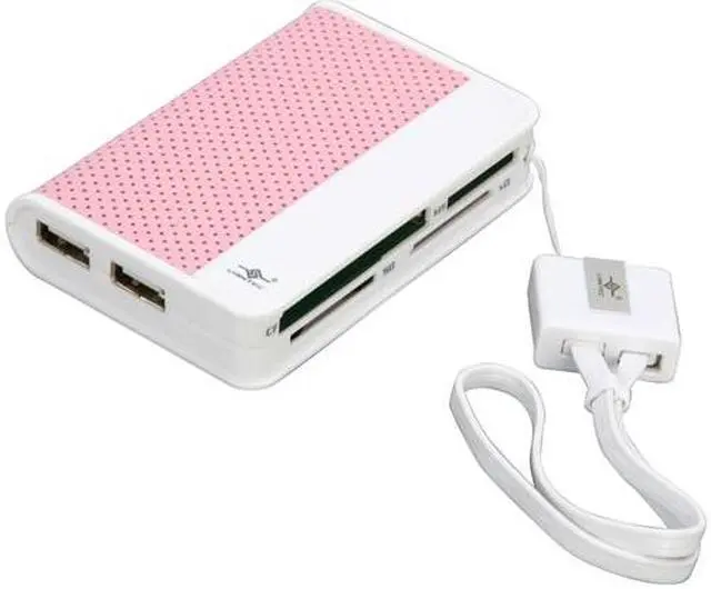 Main image of Vantec Culore Portable Hi-Speed USB 2.0 66-in-1 External Card Reader/Writer with 3-Port Hub - Model UGT-CH100-PK