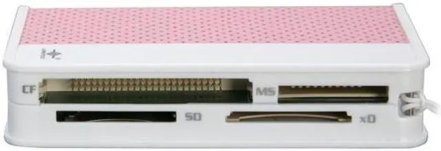 Alt view image 3 of 6 - Vantec Culore Portable Hi-Speed USB 2.0 66-in-1 External Card Reader/Writer with 3-Port Hub - Model UGT-CH100-PK