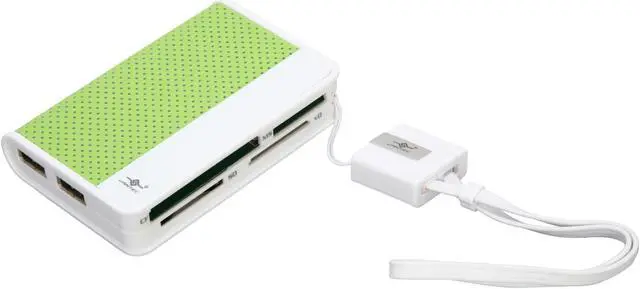 Main image of Vantec Culore Portable Hi-Speed USB 2.0 66-in-1 External Card Reader/Writer with 3-Port Hub - Model UGT-CH100-GR