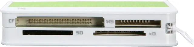 Alt view image 3 of 7 - Vantec Culore Portable Hi-Speed USB 2.0 66-in-1 External Card Reader/Writer with 3-Port Hub - Model UGT-CH100-GR