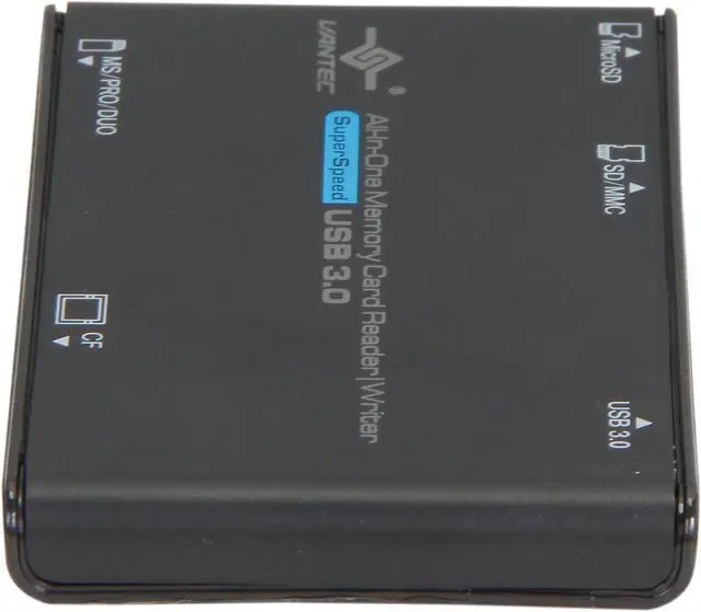 Alt view image 3 of 6 - VANTEC UGT-CR513-BK All-in-one USB 3.0 SuperSpeed Memory Card Reader/Writer