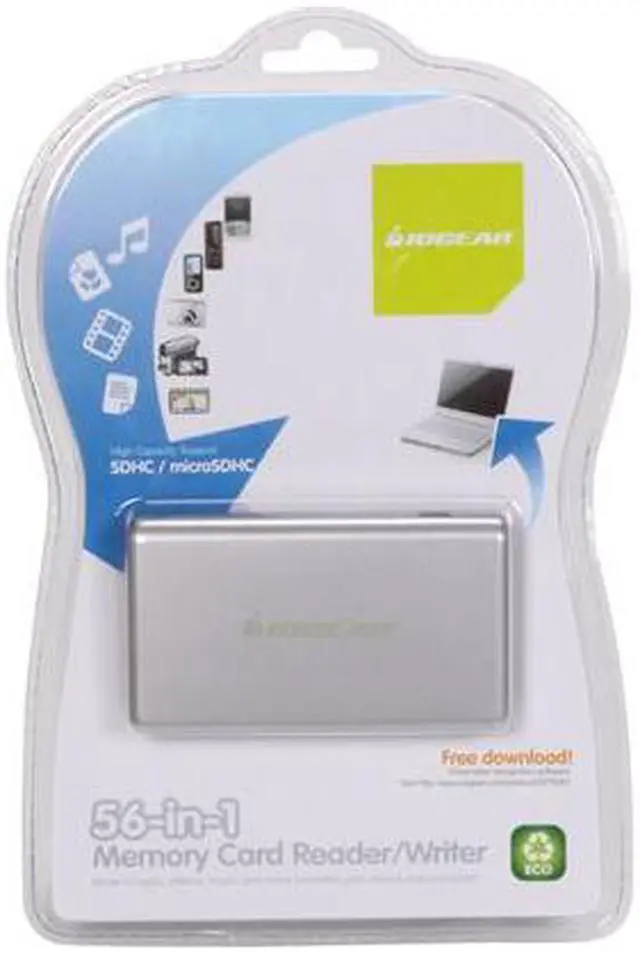 Alt view image 7 of 7 - IOGEAR GFR281 USB 2.0 56-in-1 Memory Card Reader / Writer