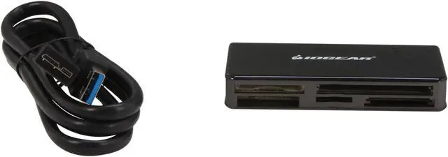 Alt view image 5 of 5 - IOGEAR GFR381 SuperSpeed USB 3.0 Support Compact Flash/ Micro Drive/ SD/ SDHC/ SDXC/ Olympus DC and XD Card/ microSD/ microSDHC/ microSDXC/ Memory Stick/ M2  Multi-Card Reader / Writer