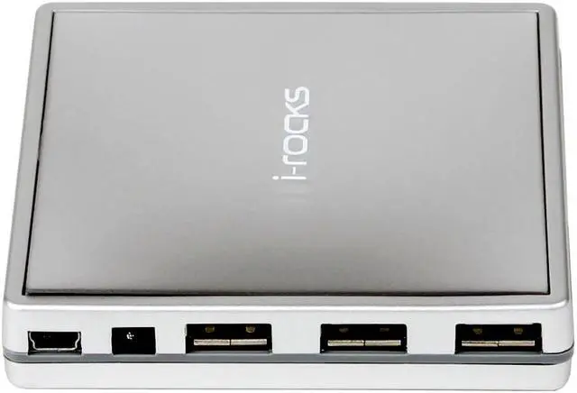 Alt view image 4 of 6 - i-rocks IR-8100-SL 12-in-1 USB 2.0 Card Reader with 3-Port USB2.0 Hub