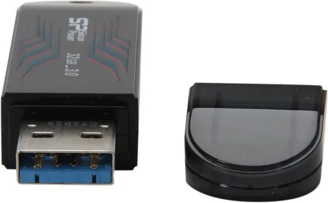 Alt view image 3 of 4 - Silicon Power Blaze B10 32GB USB 3.0 Flash Drive SP032GBUF3B10V1B