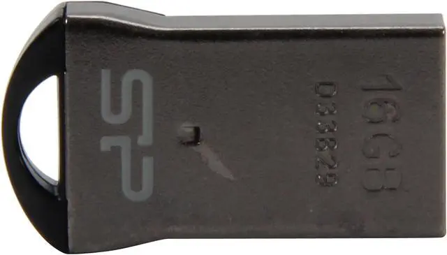 Alt view image 2 of 5 - Silicon Power Touch T01 Mini 16GB Waterproof USB 2.0 Flash Drive SP016GBUF2T01V1K