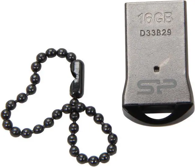 Alt view image 4 of 5 - Silicon Power Touch T01 Mini 16GB Waterproof USB 2.0 Flash Drive SP016GBUF2T01V1K