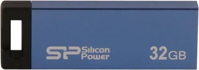 Alt view image 2 of 5 - Silicon Power Touch 835 32GB Waterproof USB 2.0 Flash Drive (Blue) Model SP032GBUF2835V1B