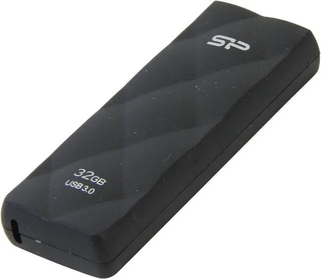 Alt view image 2 of 5 - Silicon Power SP032GBUF3B20V1K  Blaze B20 Flash Drive 32GB Entry Level USB 3.0 - Black