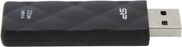 Alt view image 4 of 5 - Silicon Power SP032GBUF3B20V1K  Blaze B20 Flash Drive 32GB Entry Level USB 3.0 - Black
