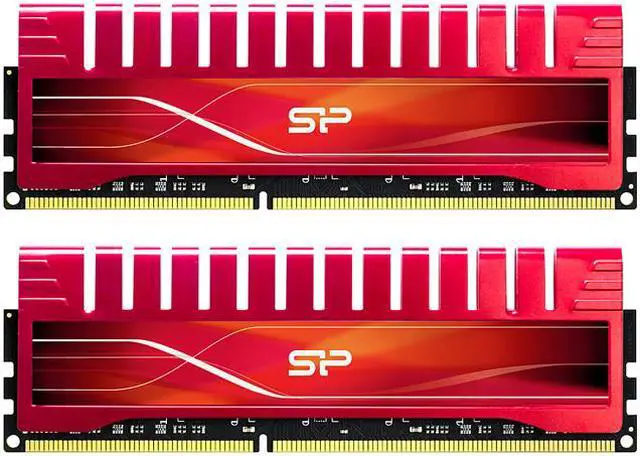 Main image of Silicon Power 8GB (2 x 4GB) DDR3 1600 (PC3 12800) CL9,UDIMM,(512Mx8 SR),w/HS Model SP008GXLYU16ANDA