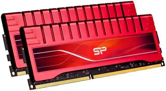 Alt view image 3 of 5 - Silicon Power 8GB (2 x 4GB) DDR3 1600 (PC3 12800) CL9,UDIMM,(512Mx8 SR),w/HS Model SP008GXLYU16ANDA