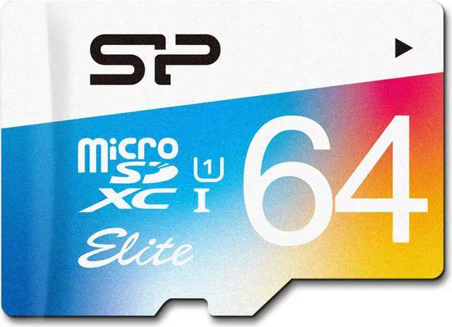 Main image of Silicon Power 64GB Elite microSDXC UHS-I/U1 Class 10 Memory Card with Adapter, Speed Up to 85MB/s (SP064GBSTXBU1V20NE)