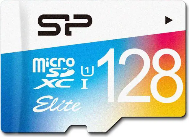 Main image of Silicon Power 128GB Elite microSDXC UHS-I/U1 Class 10 Memory Card with Adapter, Speed Up to 75MB/s (SP128GBSTXBU1V20BT)