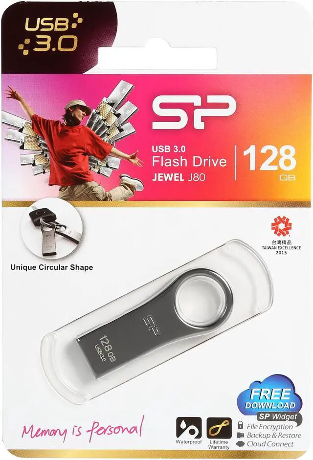 Alt view image 6 of 13 - Silicon Power 128GB Jewel J80 USB 3.0 Flash Drive