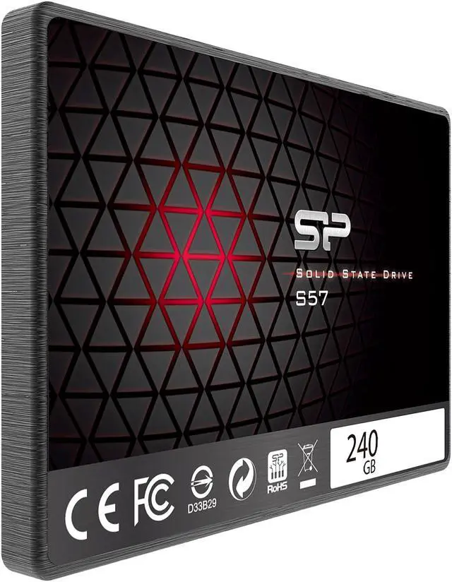 Alt view image 2 of 3 - Silicon Power S57 240GB 2.5" SATA III 6Gb/s TLC 7mm Ultra Slim Internal Solid State Drive with High Speed Up to Read/Write 510/400 MB/s - Marvell Controller, Free-download SSD Health Monitor Tool Included