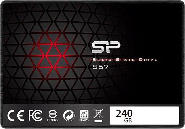 Main image of Silicon Power S57 240GB 2.5" SATA III 6Gb/s TLC 7mm Ultra Slim Internal Solid State Drive with High Speed Up to Read/Write 510/400 MB/s - Marvell Controller, Free-download SSD Health Monitor Tool Included
