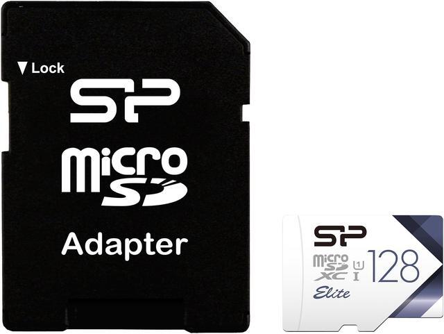 Alt view image 2 of 3 - Silicon Power 128GB Read Up To 75MB/s Elite microSDXC UHS-1 Memory Card - with Adapter (SP128GBSTXBU1V20BS)