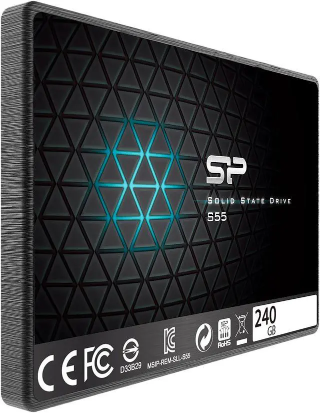 Alt view image 2 of 5 - Silicon Power S55 240GB 2.5" 7mm SATA III Internal Solid State Drive SP240GBSS3S55S25AE