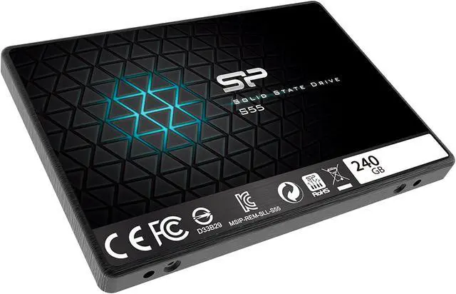 Alt view image 3 of 5 - Silicon Power S55 240GB 2.5" 7mm SATA III Internal Solid State Drive SP240GBSS3S55S25AE