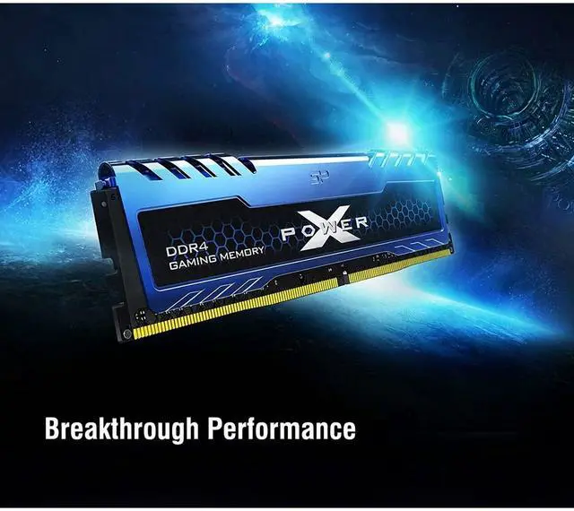 Alt view image 5 of 6 - Silicon Power 16GB (2 x 8GB) DDR4 3200 (PC4 25600) 288-Pin XPOWER Turbine DDR4 SDRAM Desktop Memory Model SP016GXLZU320BDA